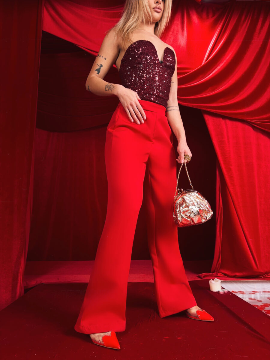 Pantalone Elegance - Red