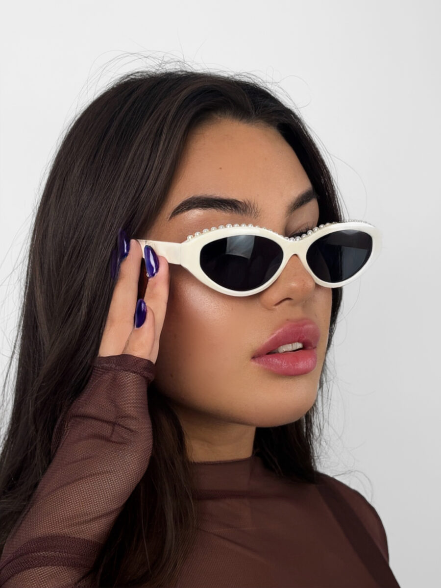 Occhiale Pearl-studded - immagine 2