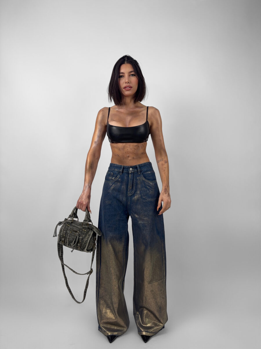 Jeans Gold Mapping - immagine 3