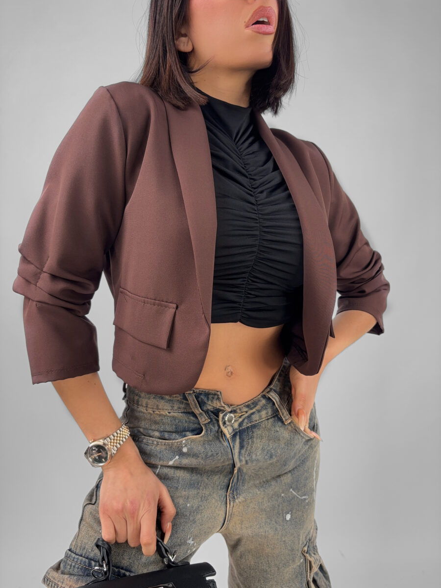 Giacca Crop Curled - immagine 4