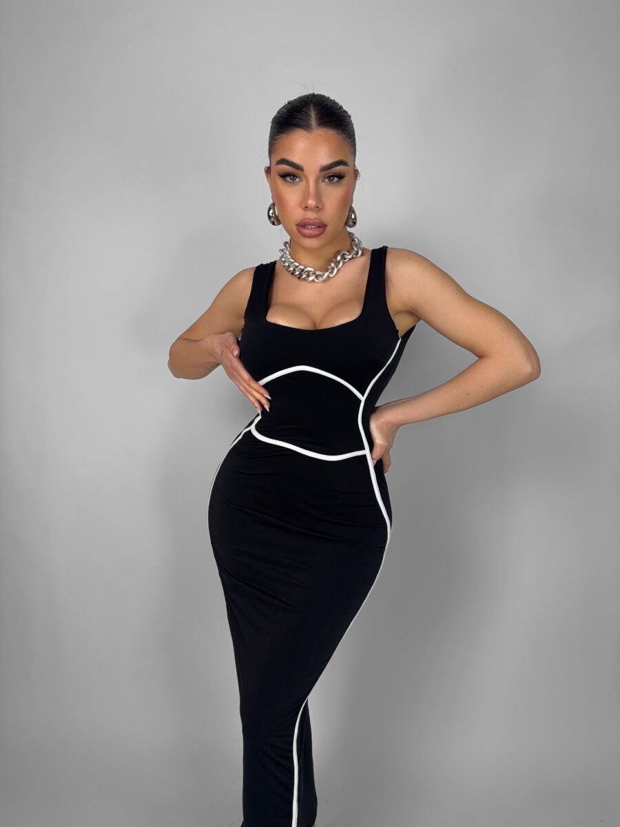 Abito Sewing - Black - immagine 7