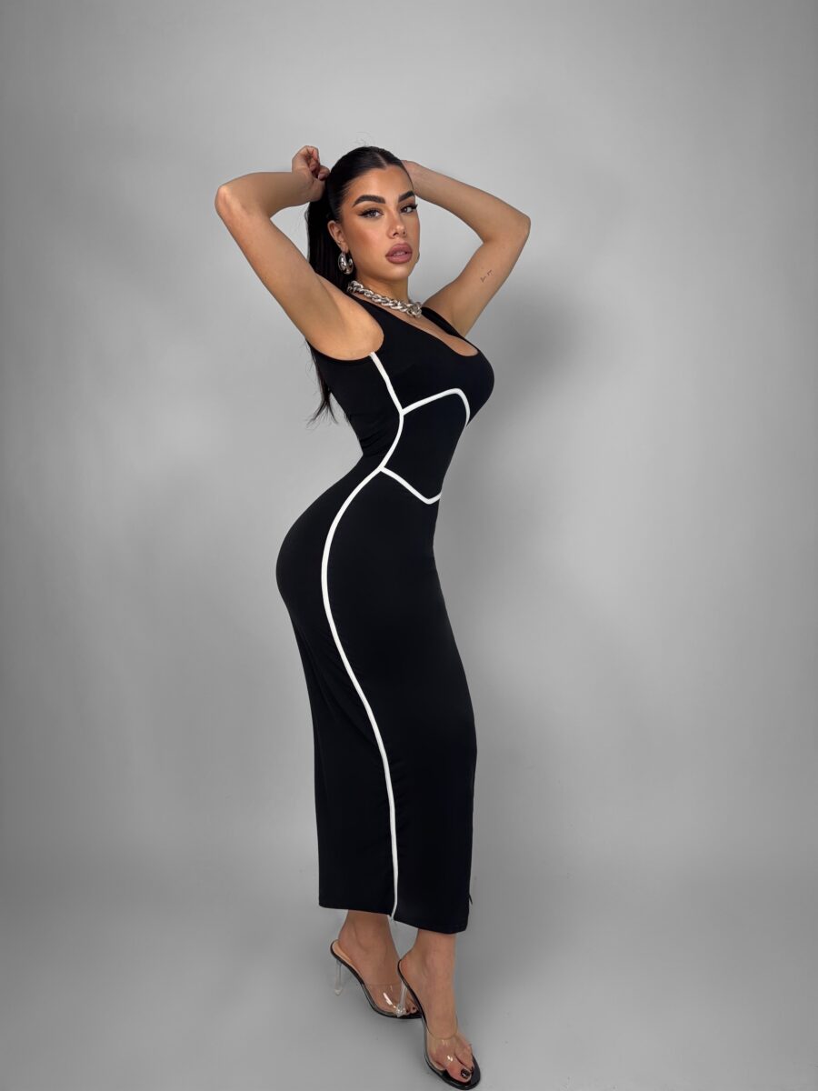 Abito Sewing - Black - immagine 5