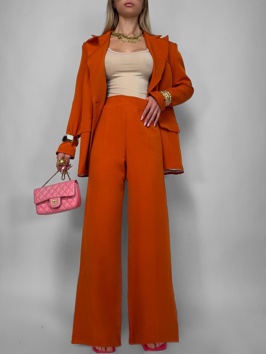 Pantalone Outline - Orange