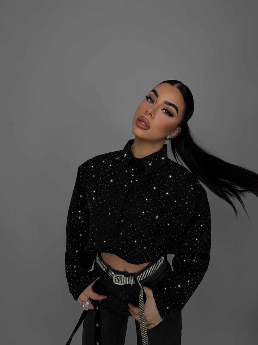 Camicia Crop Diamond - immagine 6