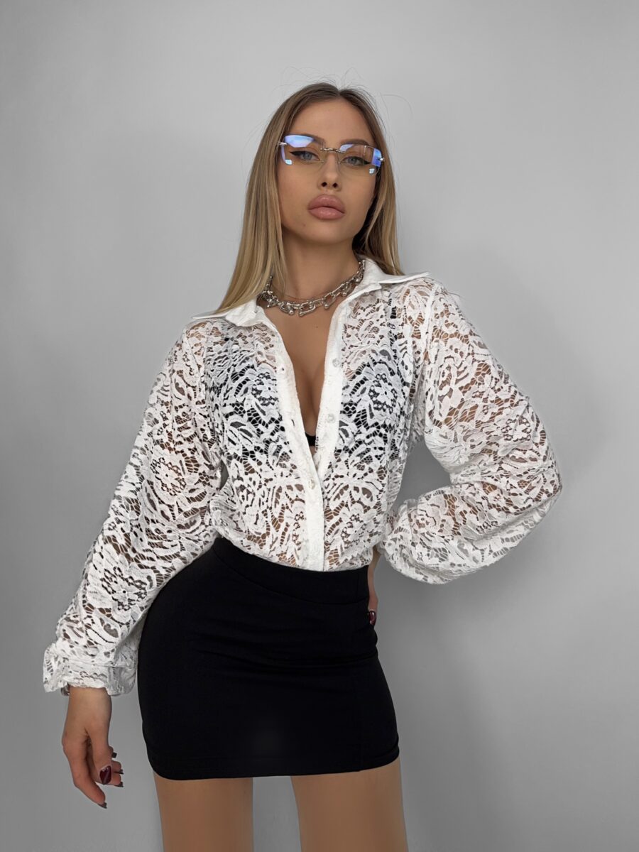 Camicia White Lace