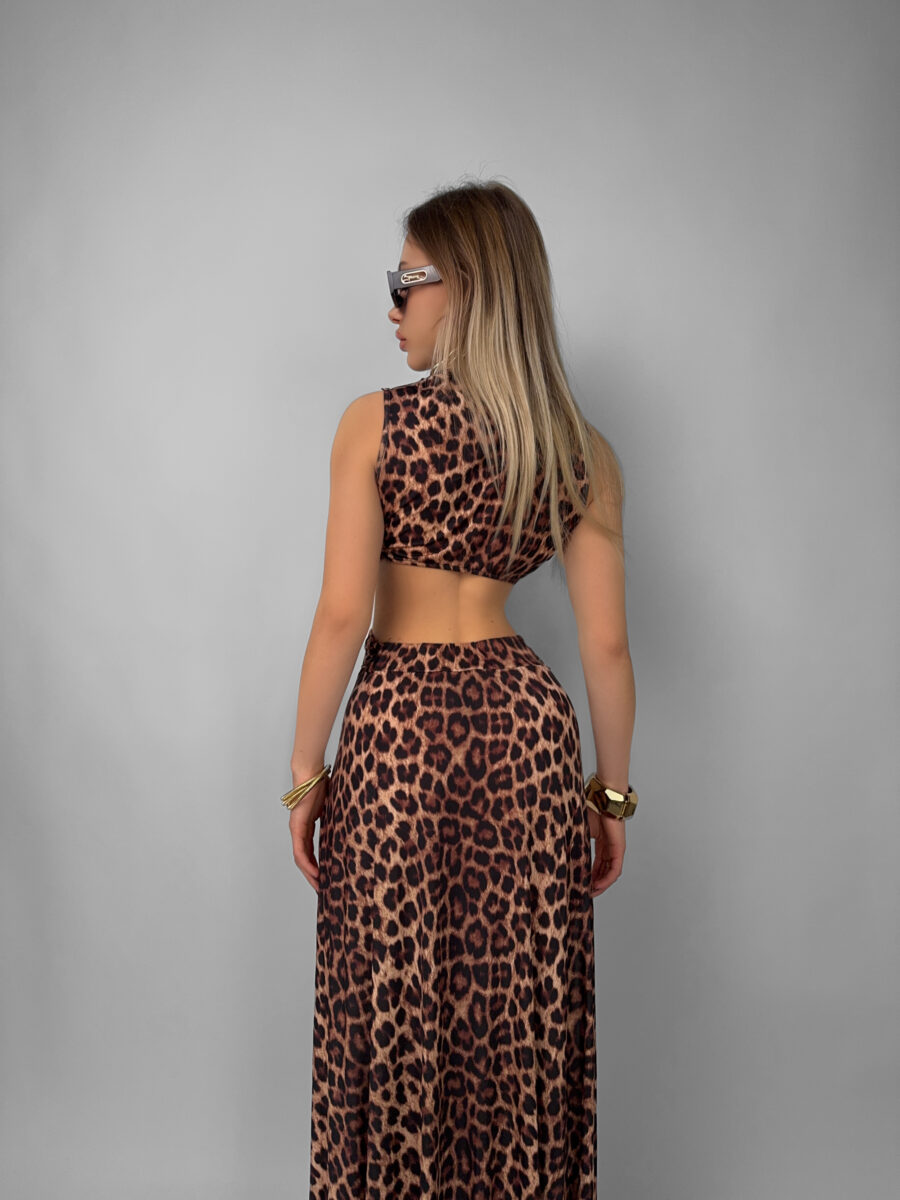Abito Leopard Model - immagine 3