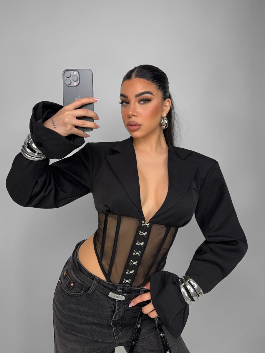 Giacca Bustier Sheer - immagine 4