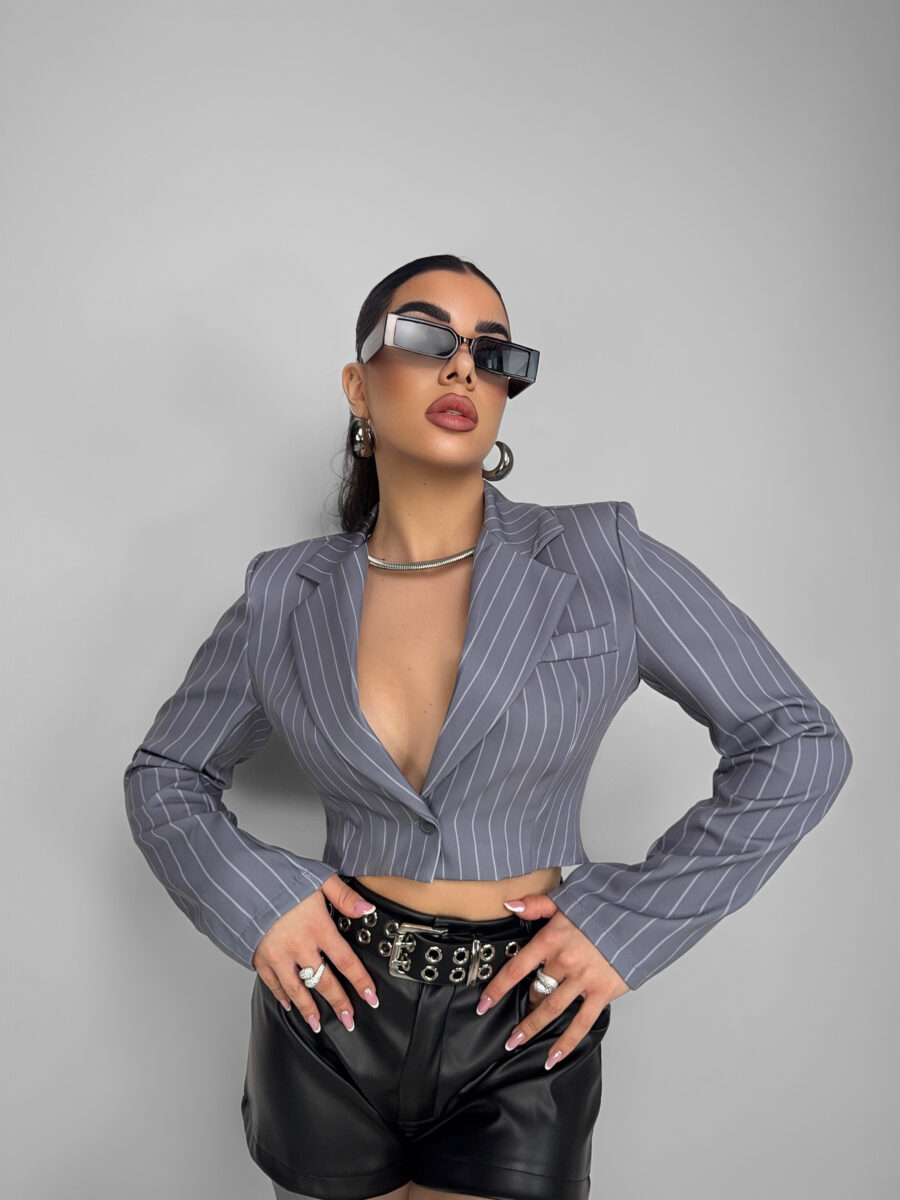 Giacca Crop Ruler - immagine 5