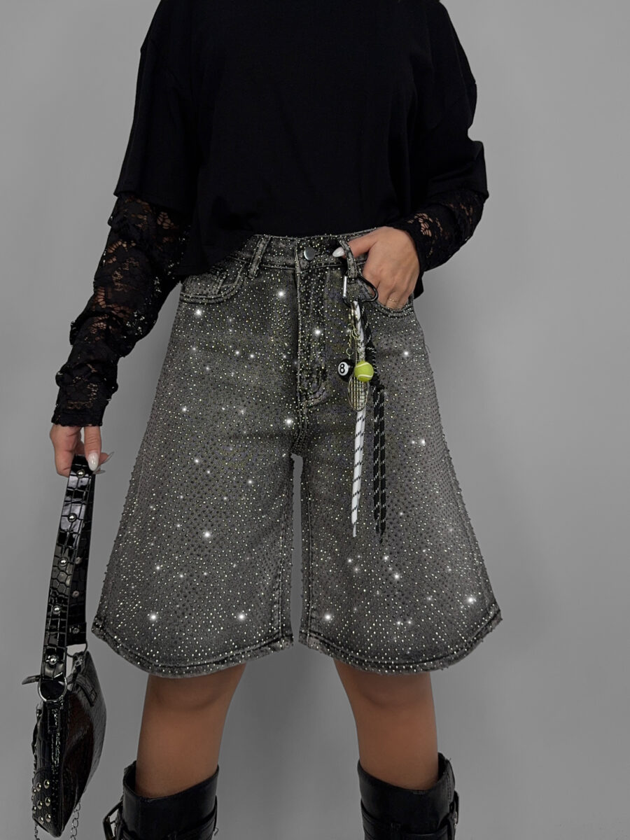 Shorts Long Diamond - Black