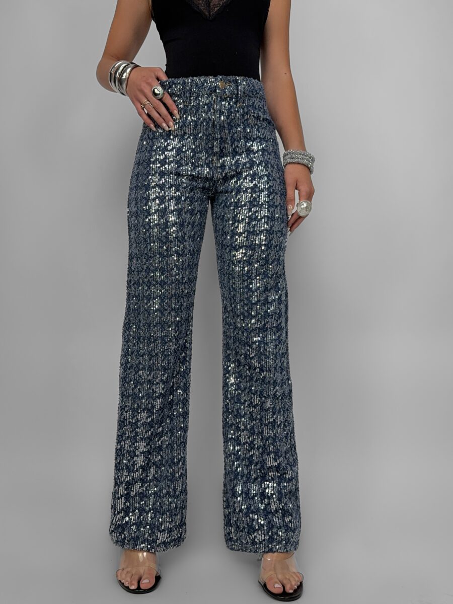 Jeans Blue Paillettes