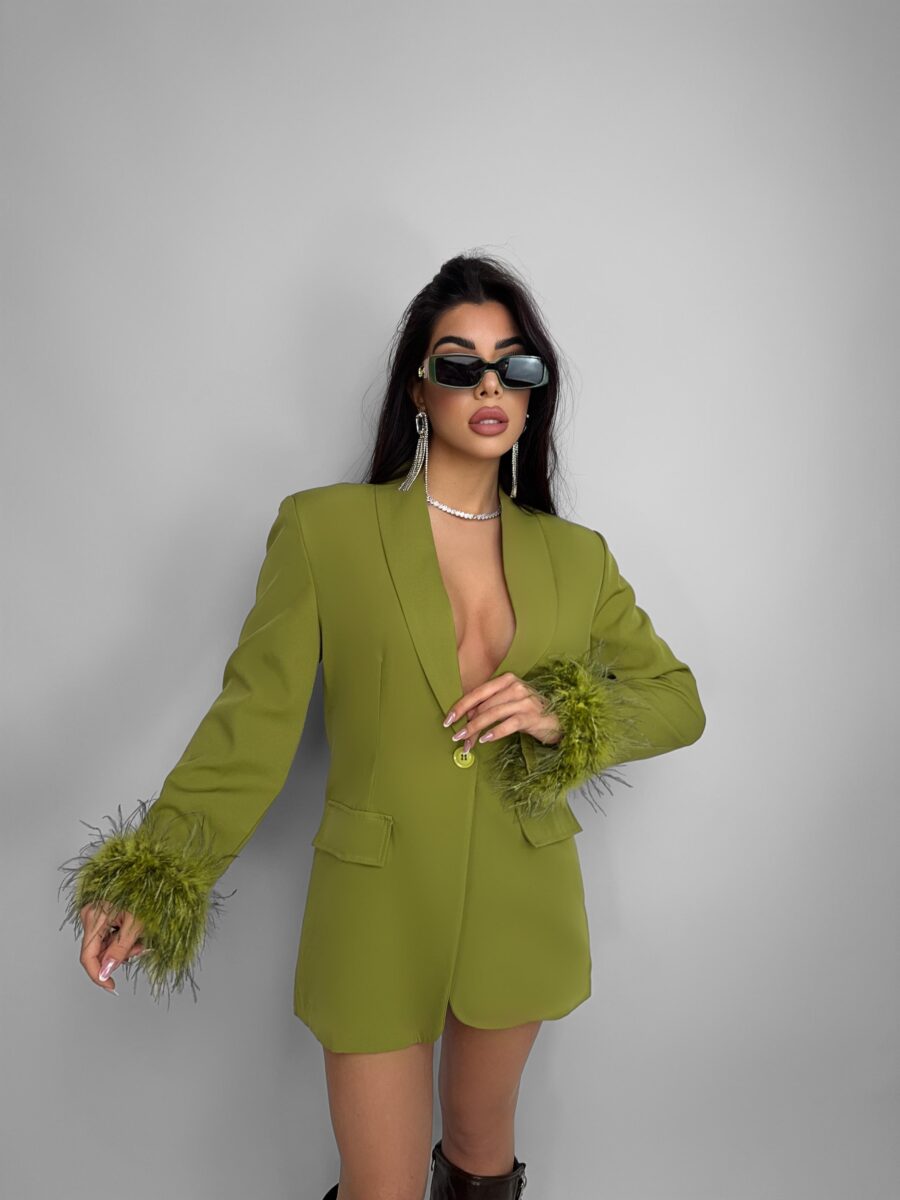 Abito/Giacca Bratz Feathers - Verde