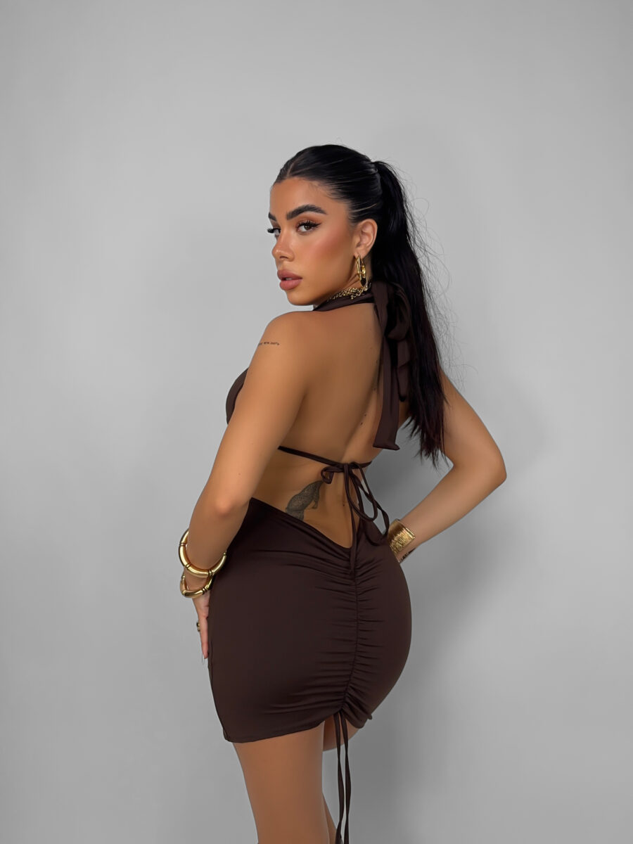 Abito Three Pearl - Brown - immagine 3